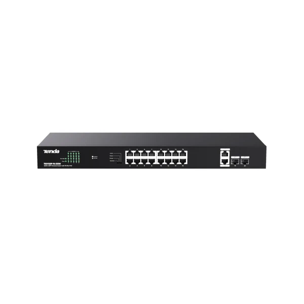 18GE+2SFP Ethernet Switch With 16-Port PoE 250W
