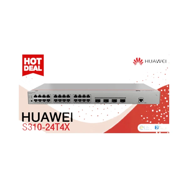 Huawei S310-24T4X 24-Port Gigabit Managed Switch with 4x 10G SFP+