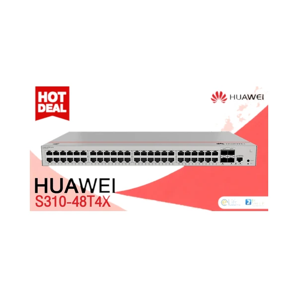 Huawei eKitEngine S310-48T4X 48-Port Gigabit Managed Switch + 4 x 10G SFP+