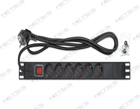 PDU Rackmount Power Strip 6 Output
