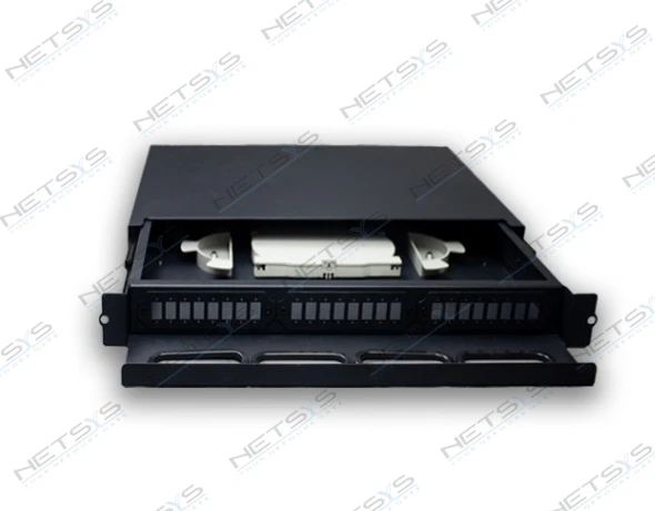 Fiber Optic Patch Panel  24 Core SC Simplex 1U Rack Mount