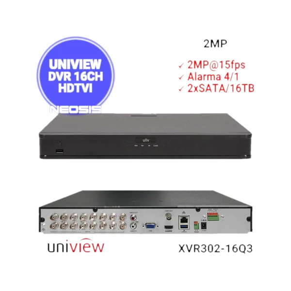 Uniview 16-Channel 8MP Hybrid Digital Video Recorder